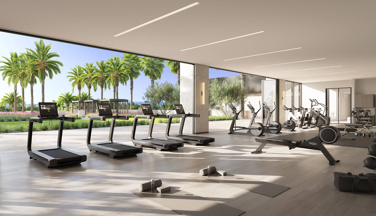 The gym at Four Season Private Residences. (Four Season Private Residences)