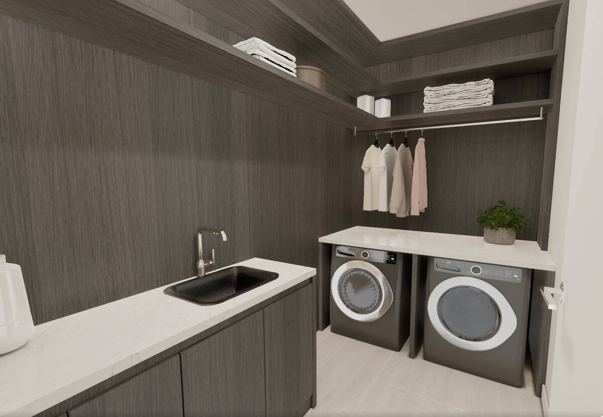 The laundry. (Four Season Private Residences)