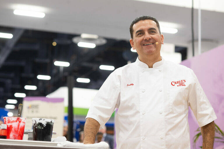 Buddy Valastro, "The Cake Boss," was the keynote speaker at the 15th annual International Bakin ...