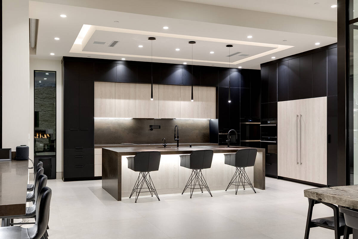 The kitchen of the $25 million home in the Summit Club. (IS Luxury)