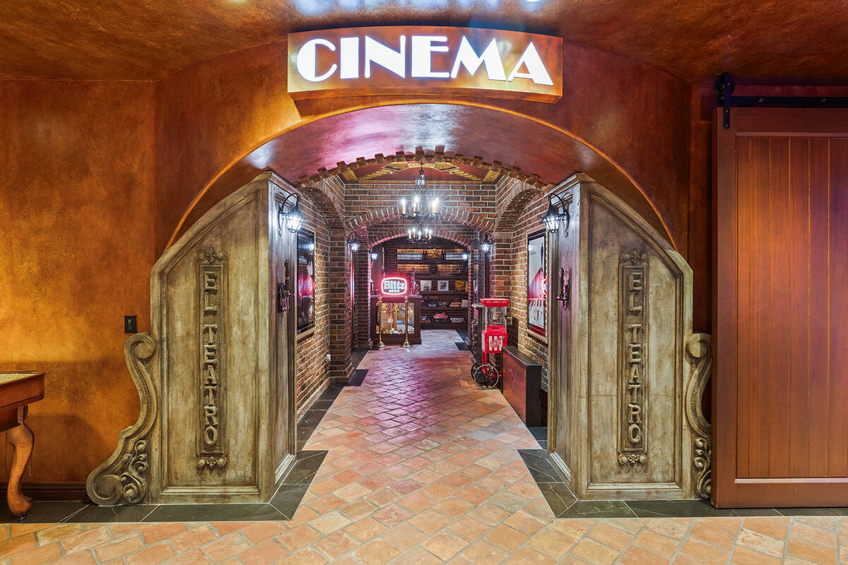 The home theater. (BHHS)