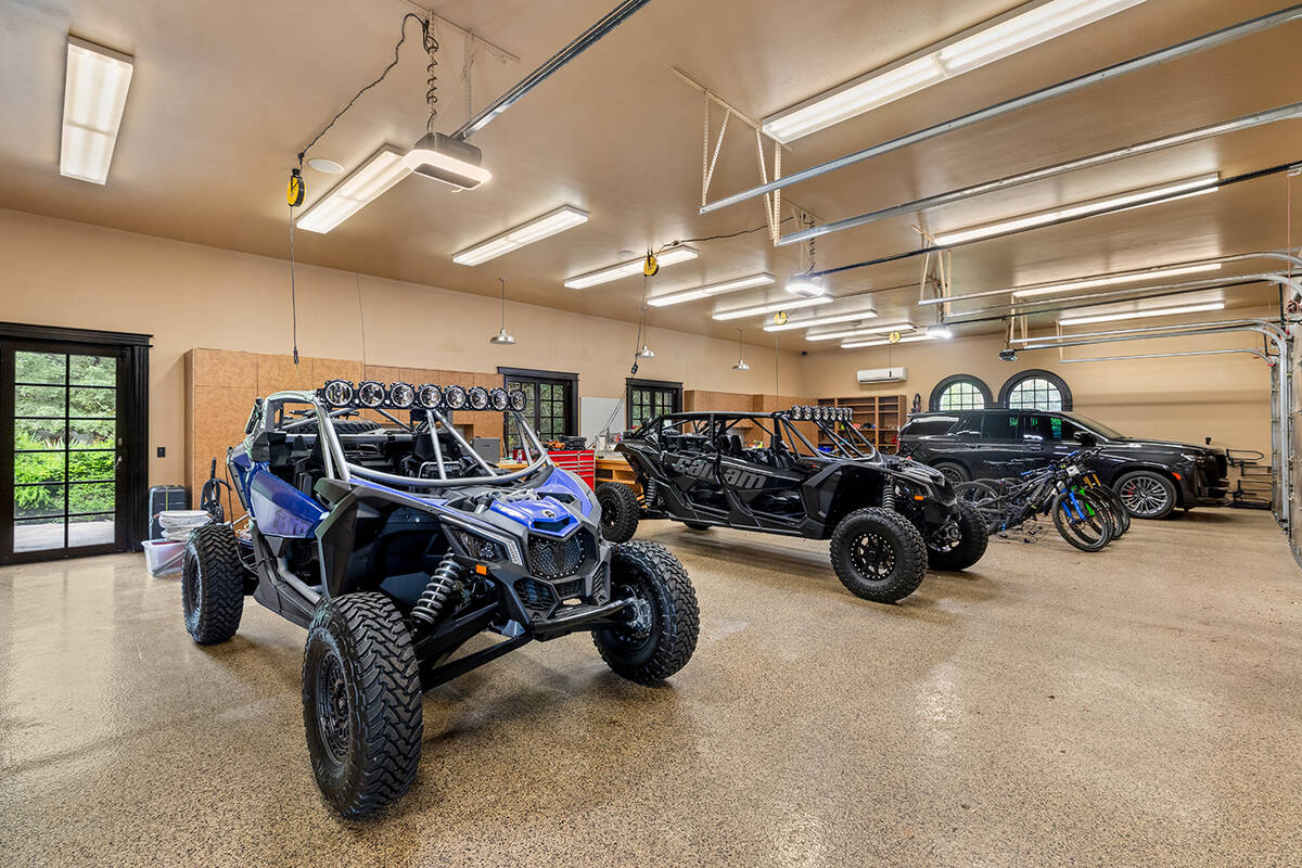 The 16-car garage. (BHHS)