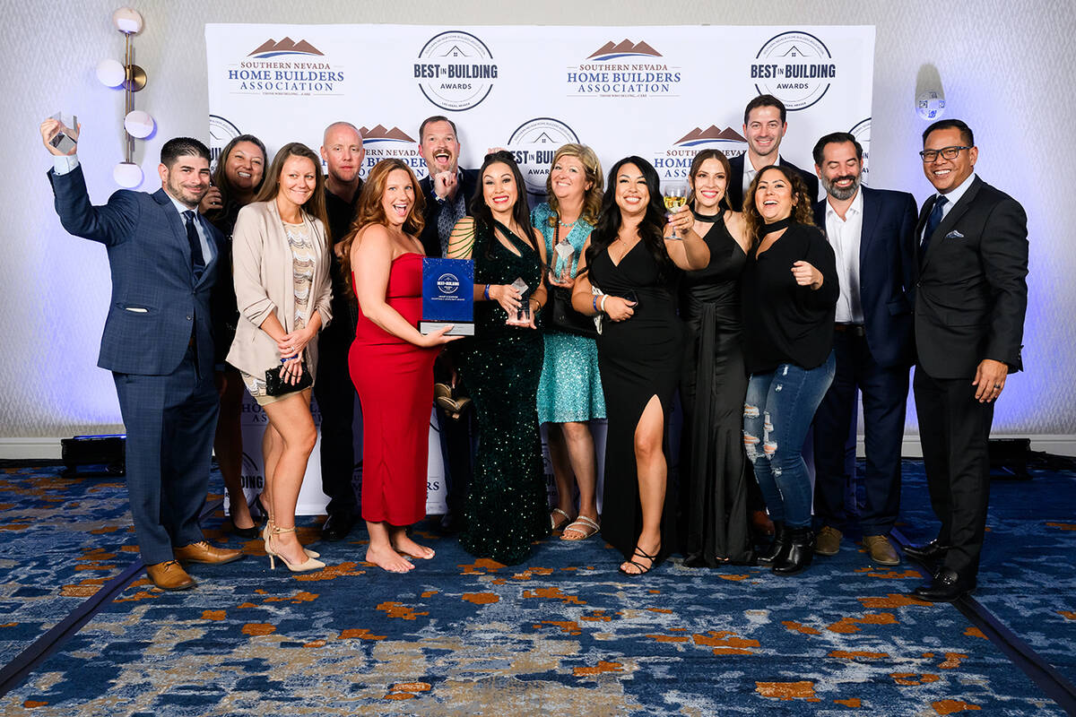Richmond American Homes won several awards at the Southern Nevada Home Builders Association's O ...