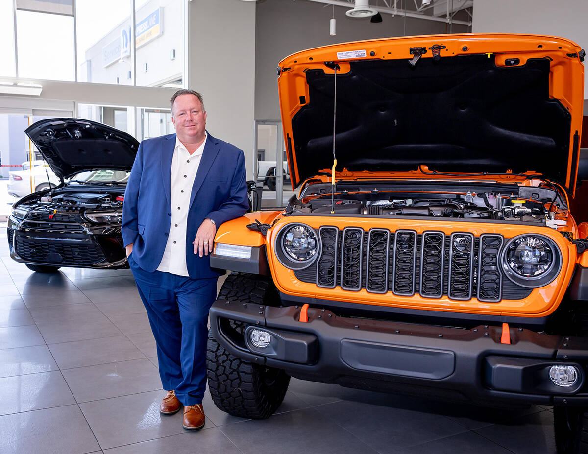 Scott Stephens is the general manager of Chapman Dodge Chrysler Jeep Ram. (Isabel Castro-Melend ...