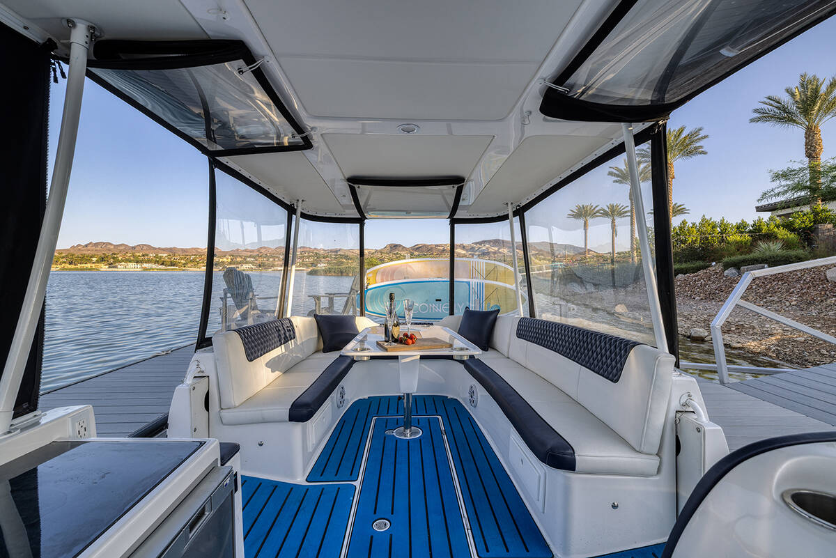 Inside the electric boat. (JPM Photography by John Martarano)