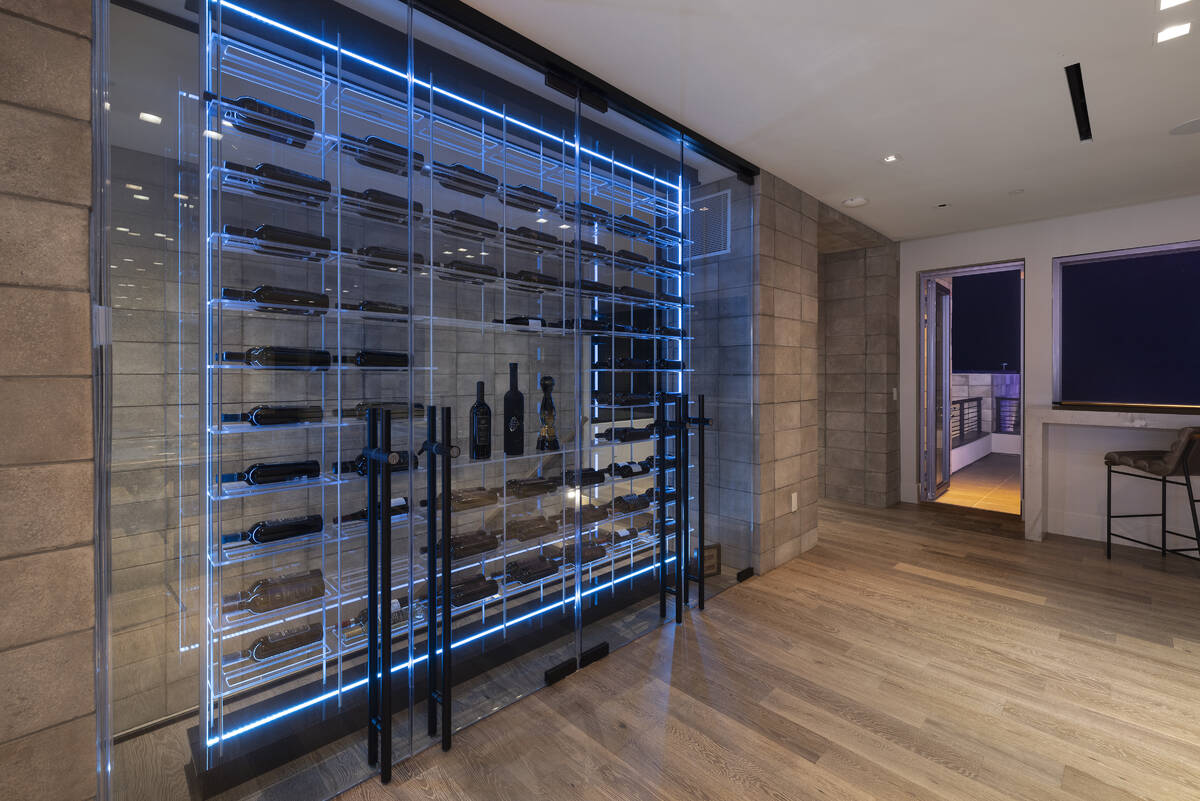 Wine wall. (JPM Photography by John Martarano)