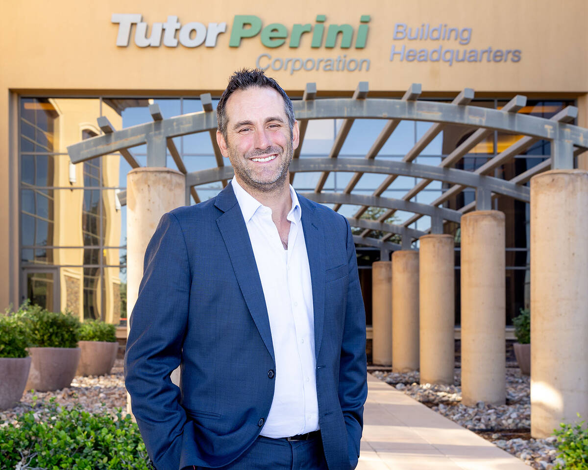Chris Cosenza is the new vice president of business development for Tutor Perini Building Corpo ...