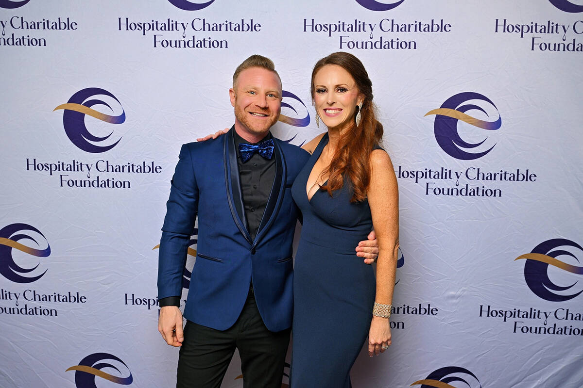 Hospitality Charitable Foundation Director of Operations Chris Alfieri and Executive Director M ...