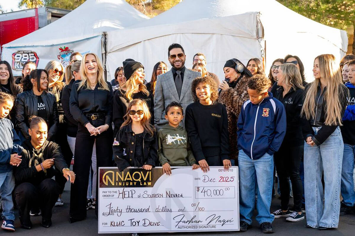 Since its founding in 2008, Naqvi Injury Law has donated more than $1 million to organizations ...