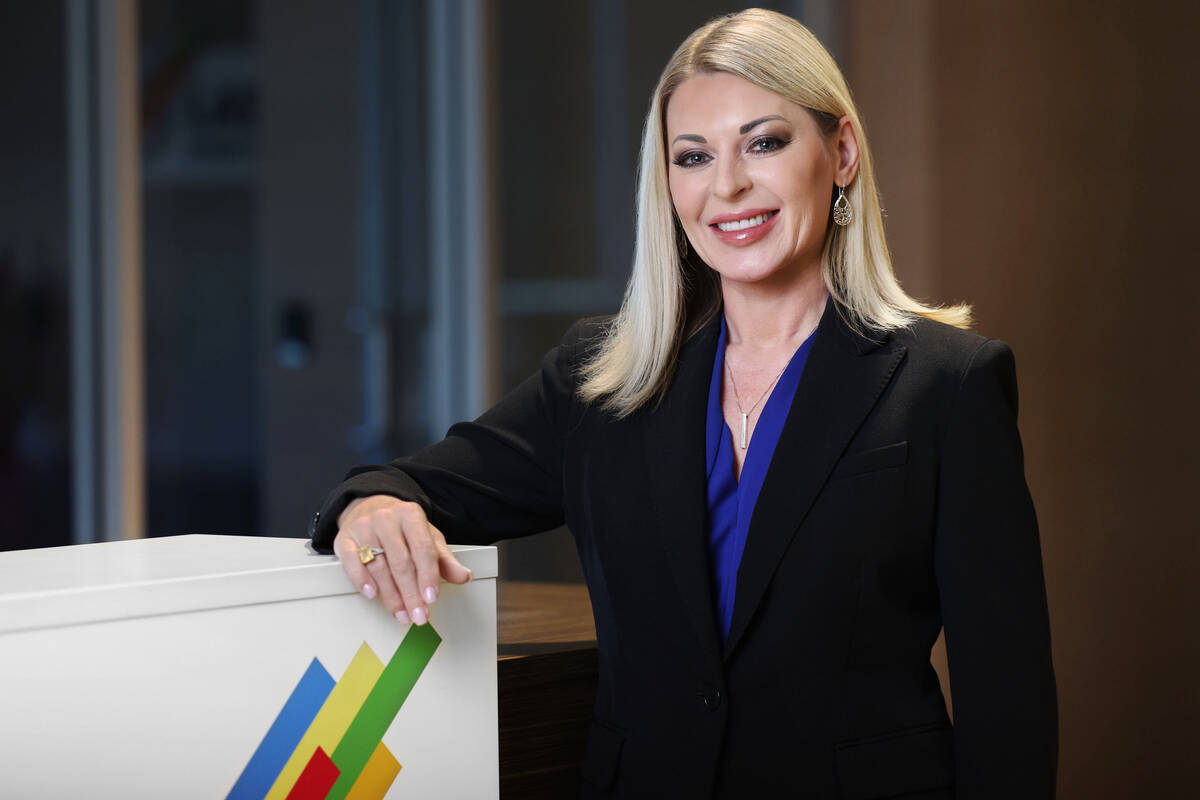 Danielle Casey is the president and CEO of the Las Vegas Global Economic Alliance. (Benjamin Ha ...